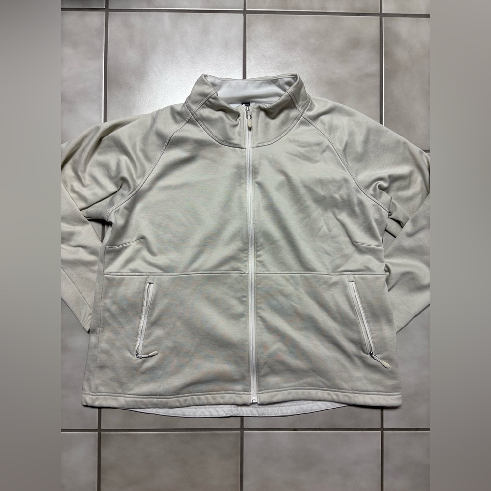 Kirkland Signature Off-White Fleece Jacket - Picture 2 of 2